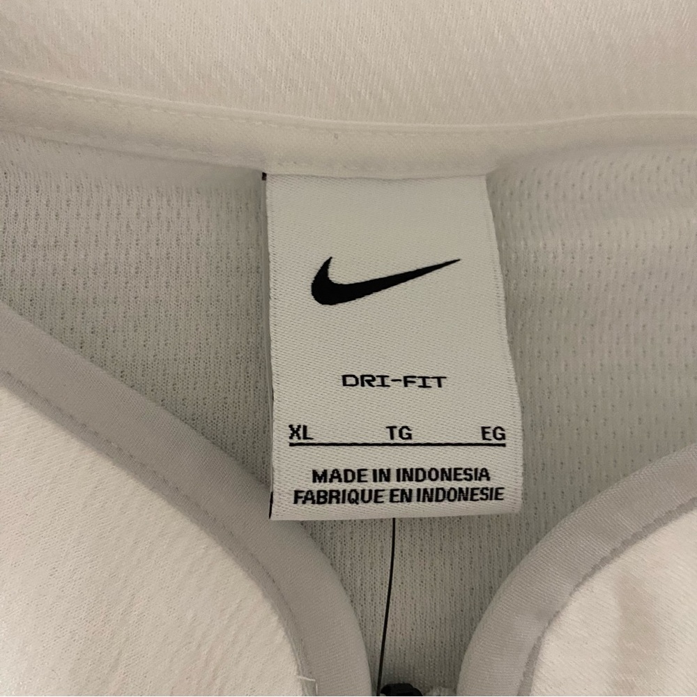 Nike Victory Dri-Fit Quarter Zip Iowa State Cyclones Mens XL White Pullover NWT - Picture 8 of 12